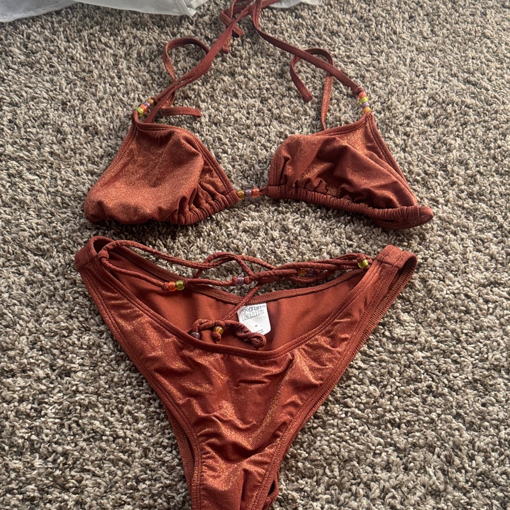 Wild Fable Copper Bikini Set